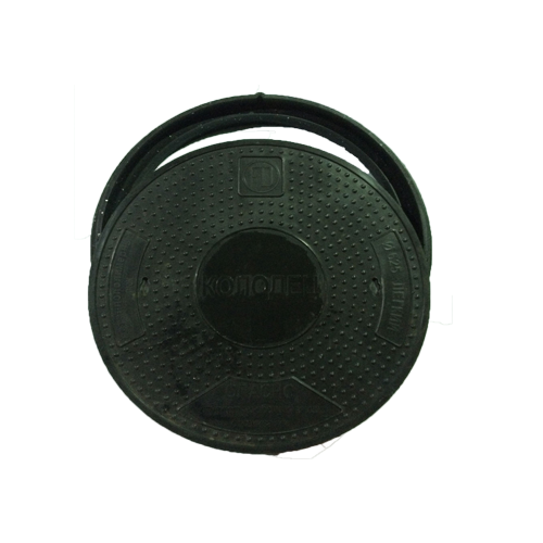 Люк металлополимерный черный O720 мм