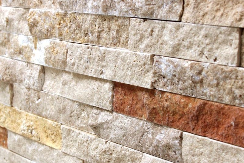 Полоса - Травертин Цветной Mystic