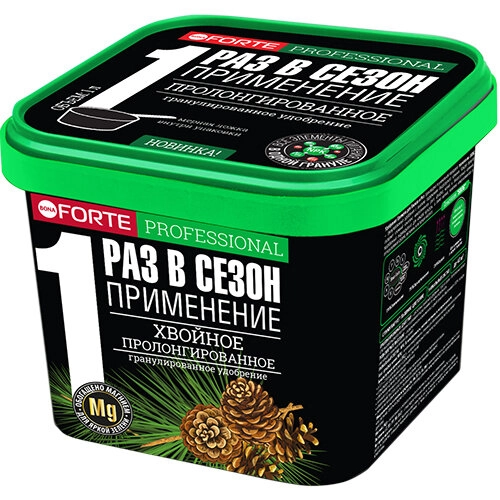 Удобрение минеральное гранулированное Хвойное с биодоступным кремнием Bona Forte 1 л