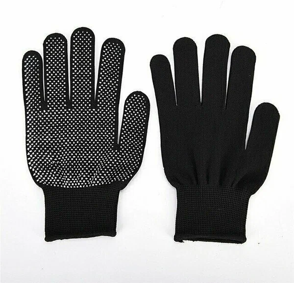 Перчатки нейлон микроточка 175 черные