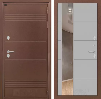 Входная дверь Термо Лайт с Зеркалом 19