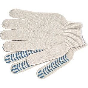 Перчатки х/б 7 нитей 10 класс с ПВХ