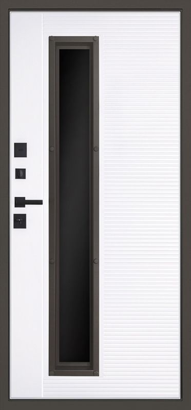 Стальная дверь «Barone» с окном АСД