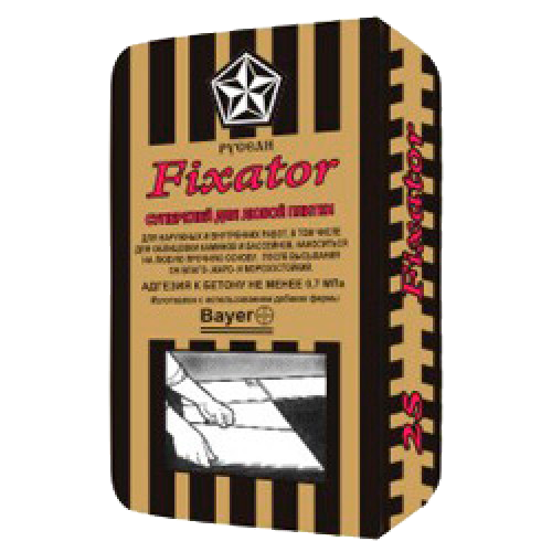 Плиточный клей Фиксатор, Русеан, 25кг