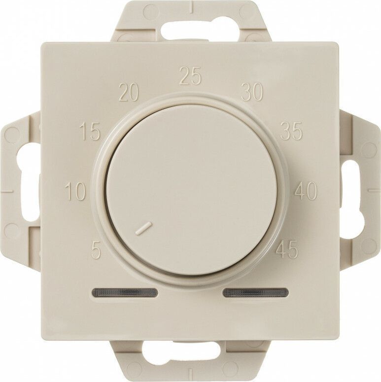 AtlasDesign Термостат электронный для теплого пола, с датчиком пола, 10 A (Бежевый)
