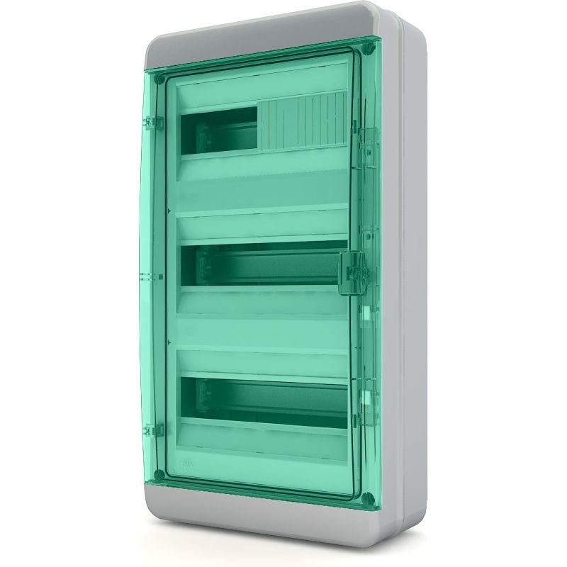 Шкаф настенный прозрачная дверь 54 модуля