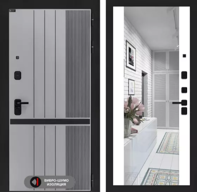 Входная дверь Скайлаб с зеркалом Максимум