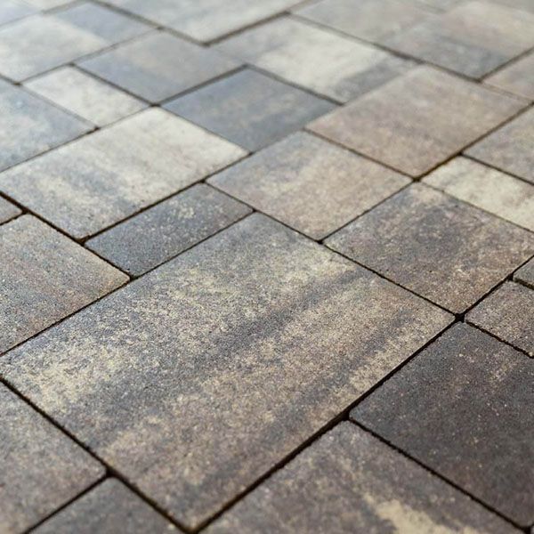 Тротуарная плитка STEINGOT Бавария Штайн Браун Верхний прокрас 60 мм