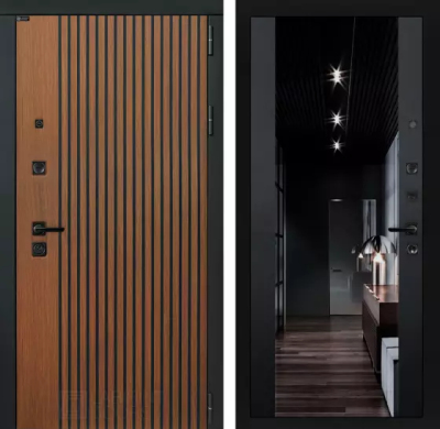 Входная дверь Шторм с Зеркалом тонированным Максимум