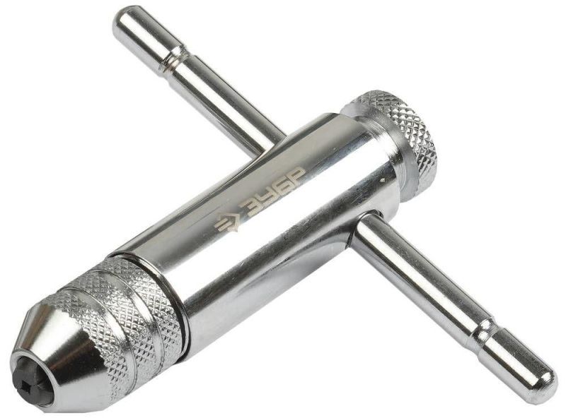 Метчикодержатель ЗУБР "ПРОФЕССИОНАЛ" с храповым механизмом и реверсом М3 - М10, 85 / 100 мм