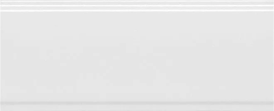 Бордюр Kerama Marazzi Марсо белый обрезной 12х30