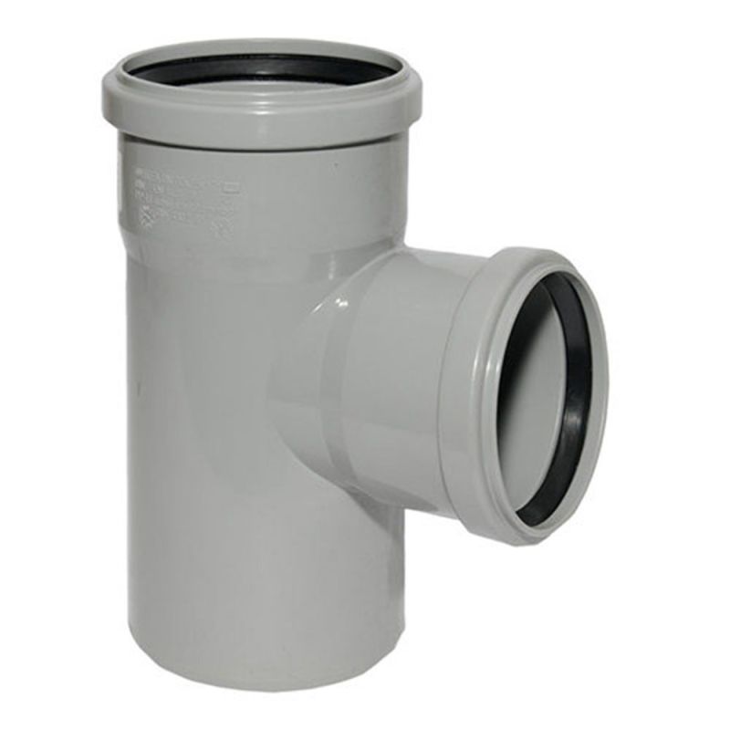 Тройник канализационный Ø 110 x 110 мм 90