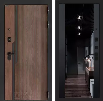 Входная дверь KARMINA с Зеркалом тонированным Максимум