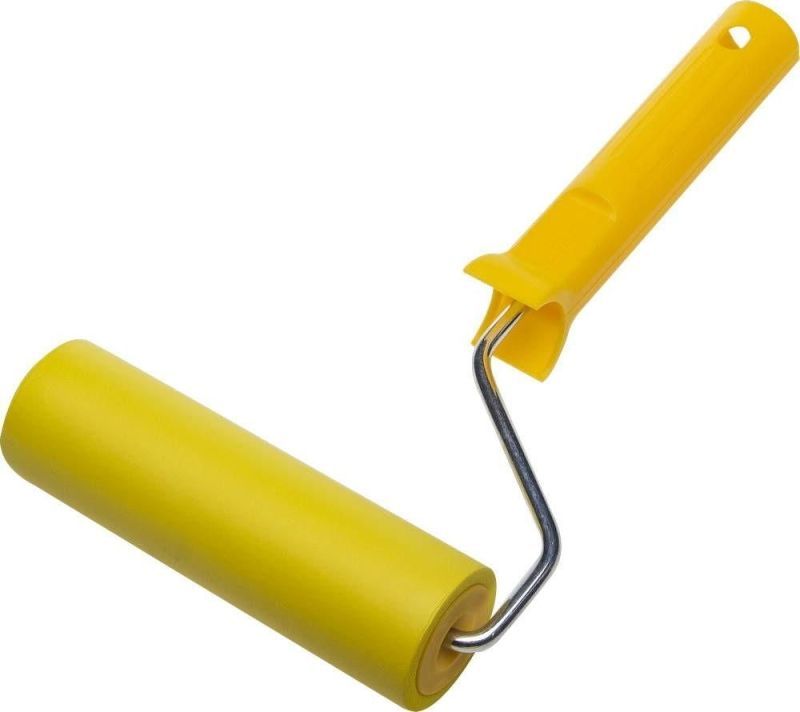 Валик прижимной STAYER "MASTER" в сборе, резиновый, бюгель 6мм, 44x150мм