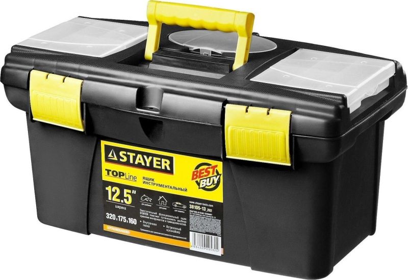 Ящик для инструмента "VEGA-12" пластиковый, STAYER