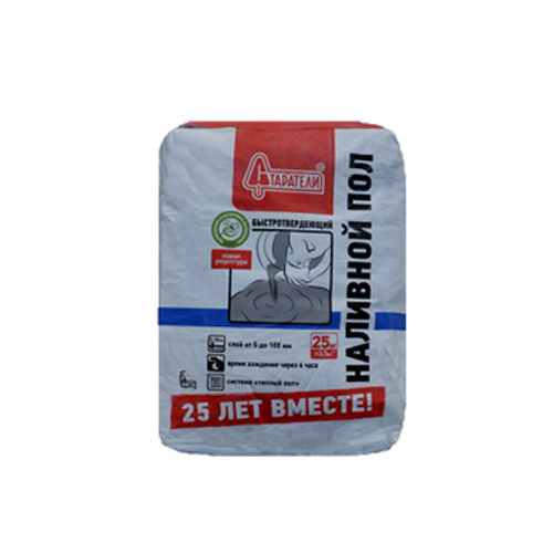 Наливной пол Старатели толстый слой, 25кг