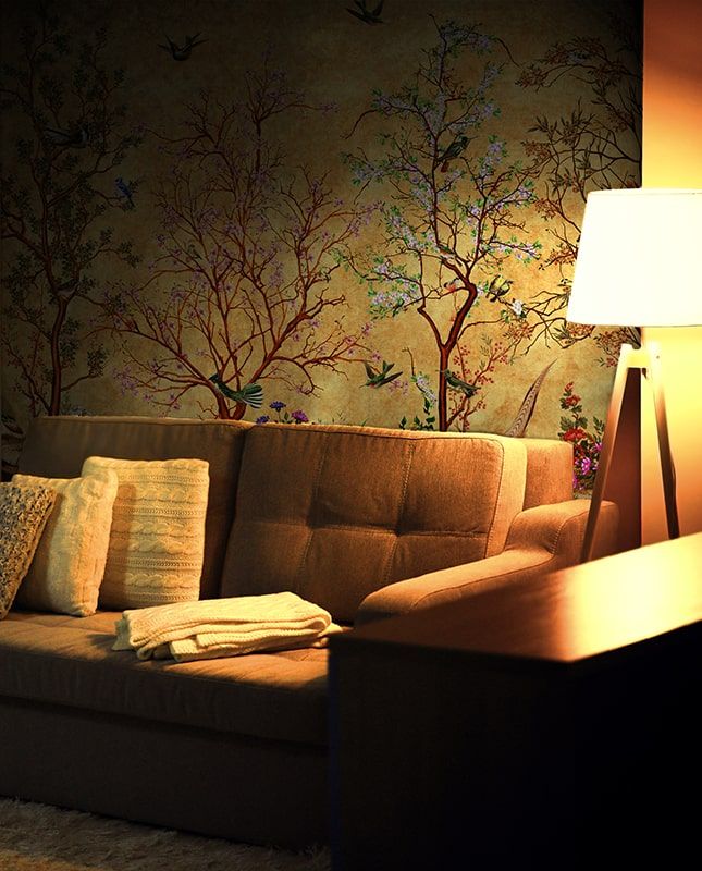 Фреска Графика Шинуазри  ag0013