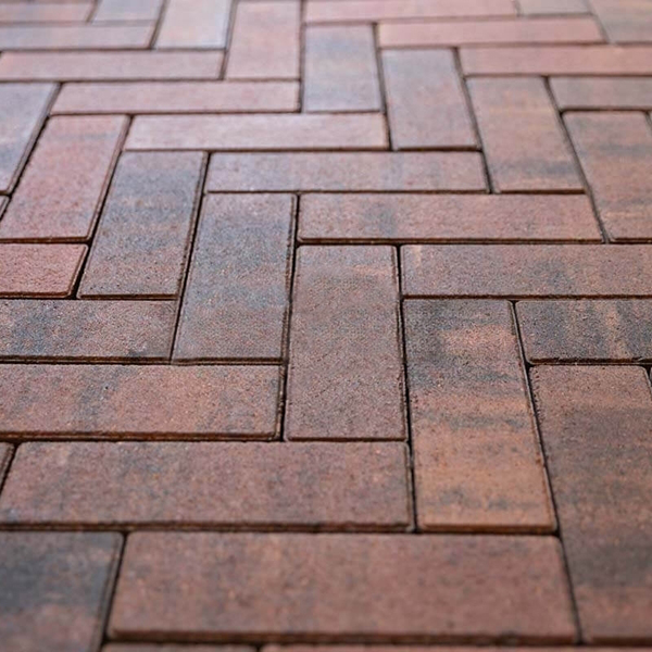 Тротуарная плитка STEINGOT Паркет Клинкер Верхний прокрас 60 мм