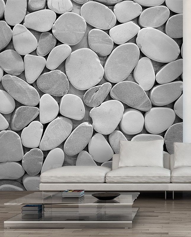 Фреска Графика Камни. Лофт. Современное искусство.  ag0163