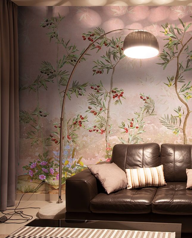 Фреска Графика Шинуазри  ag0016