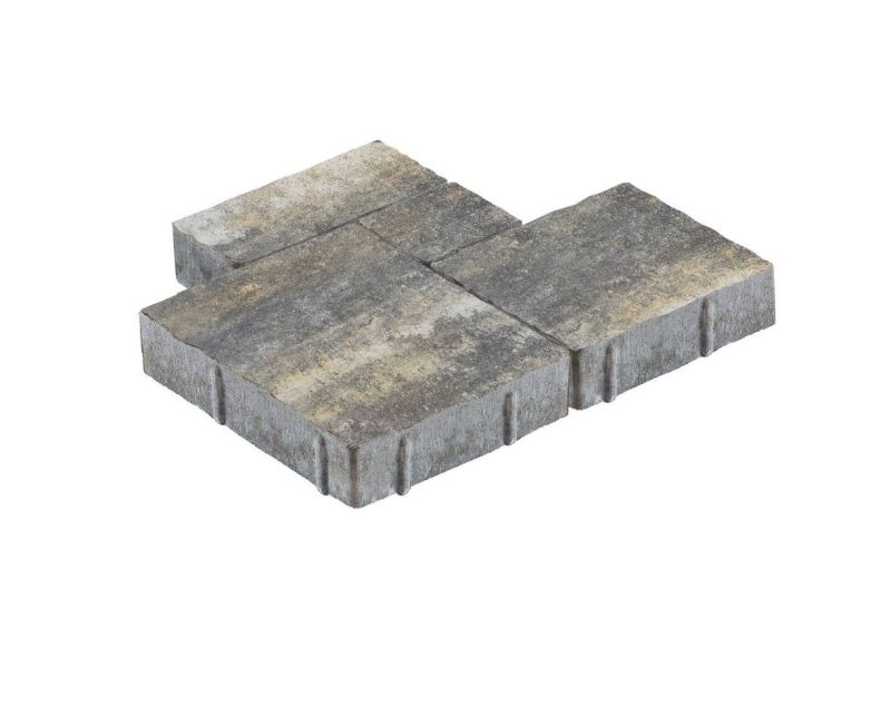 Тротуарная плитка АРБЕТ Вилла Агат Верхний прокрас 60 мм