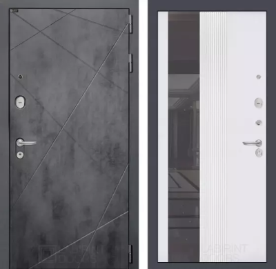 Входная дверь Лофт с Зеркалом 32 тонированным