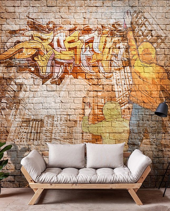 Фреска Графика Граффити  ag0019