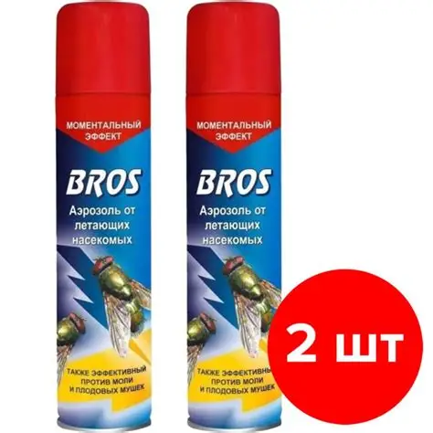 Аэрозоль от летающих насекомых "BROS" 250мл