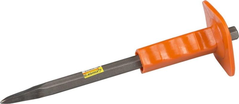 Зубило STAYER "PROFI" пикообразное с протектором, 300мм