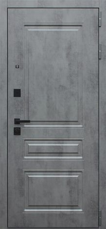 Стальная дверь «Лира с зеркалом» для квартиры АСД