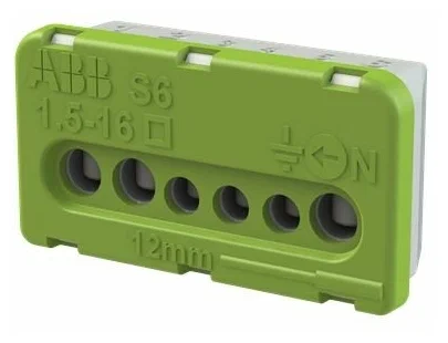 Винтовой клеммник ABB PE3x16-3x25мм PEK/S06