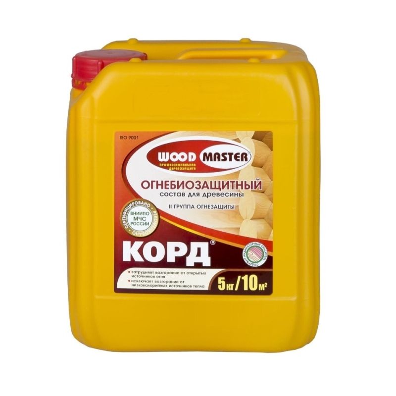 Огнебиозащитный состав «WoodMaster КОРД», 5 кг
