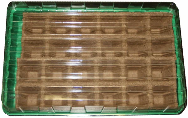 Набор для выращивания рассады с торфяными горшочками 50 х 50 24 шт + лоток