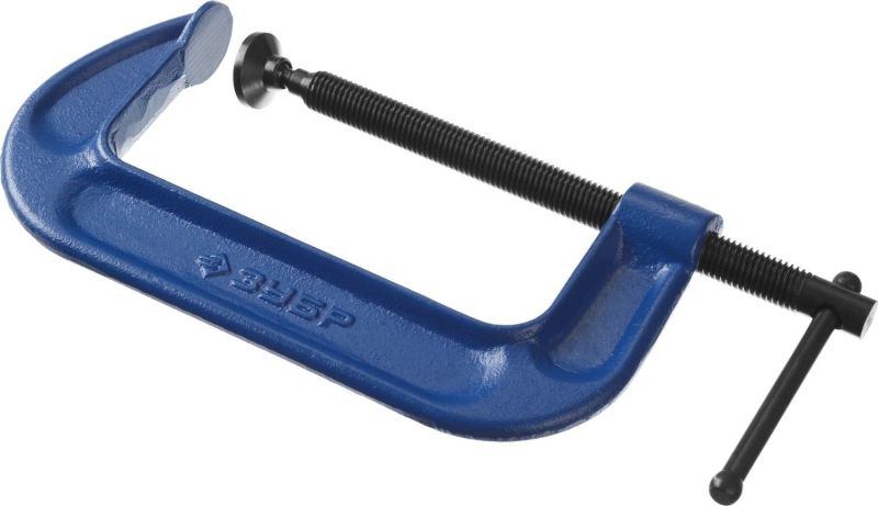 Струбцина ЗУБР "ПРОФЕССИОНАЛ" тип "G", корпус - ковкий чугун. 200мм