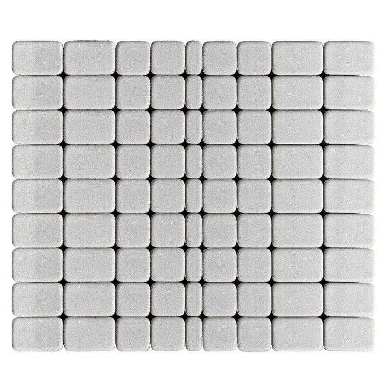 Тротуарная плитка BRAER Классико Серебристый Верхний прокрас 60 мм