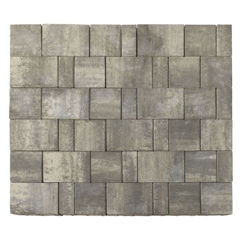 Тротуарная плитка BRAER Старый город Ландхаус Туман Верхний прокрас 80 мм