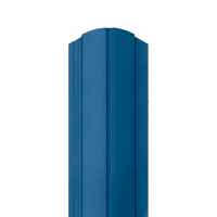 Металлический штакетник Ral 5005 0.40 см. П-профиль