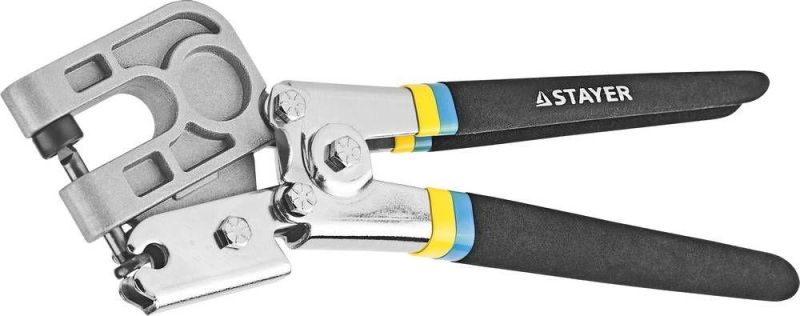 Просекатель STAYER "HERCULES" для работы одной рукой, спец. форма зева для профилей различных форм и размеров, обрезиненный, 280мм