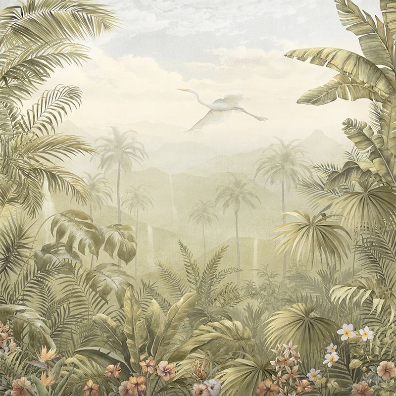 Фреска Tropical Тропический лес. ag0182