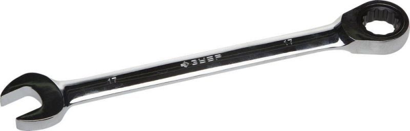 Комбинированный гаечный ключ трещоточный 17 мм