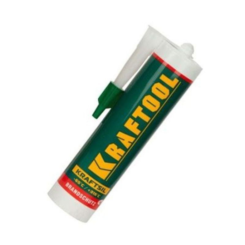 Герметик силиконовый KRAFTOOL прозрачный, универсальный, 300 мл
