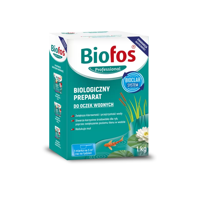 Biofos Professional Биологиеческий препарат для прудов 1 кг в коробке