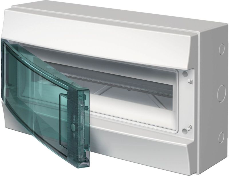 Шкаф настенный IP65 прозрачная дверь,18 модулей