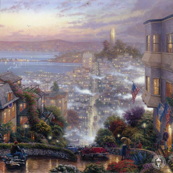 Фреска Вечерний Сан-Франциско