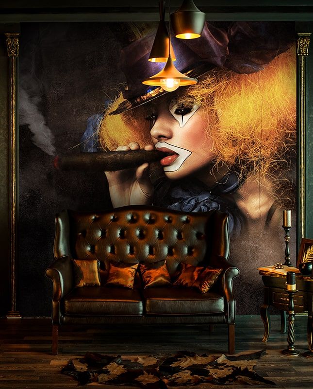 Фреска Графика Арлекин. ag0141