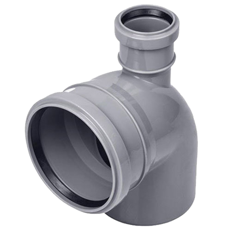 Отвод канализационный Ø 110 х 110 х 50 мм х 90° верхний