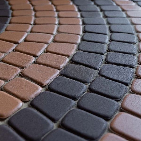 Тротуарная плитка STEINGOT Классика круговая Бежевая Верхний прокрас 60 мм