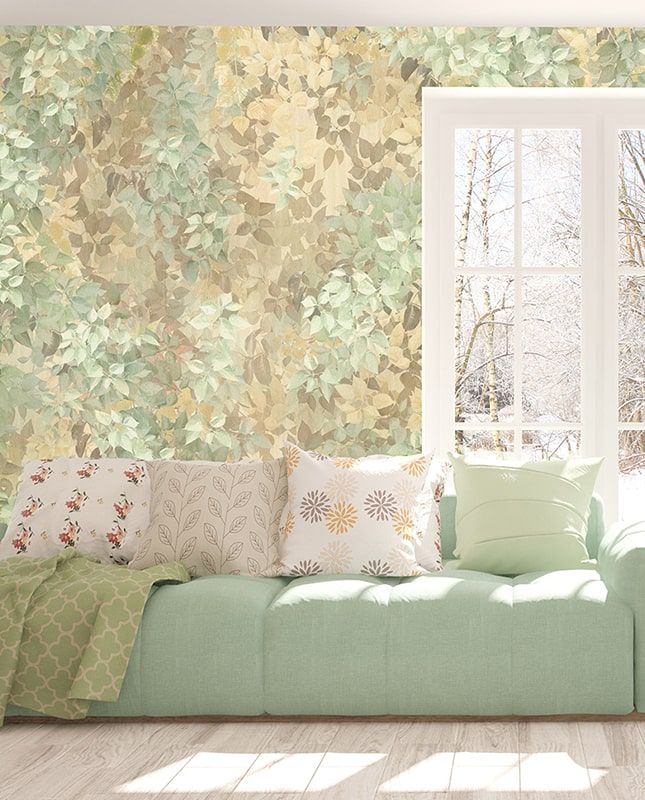 Фреска Графика Лесные мотивы в пастельных тонах. ag0255