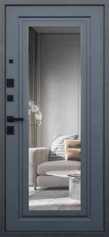 Стальная дверь «Гермес НЕОКЛАССИКА» с зеркалом ELIT АСД