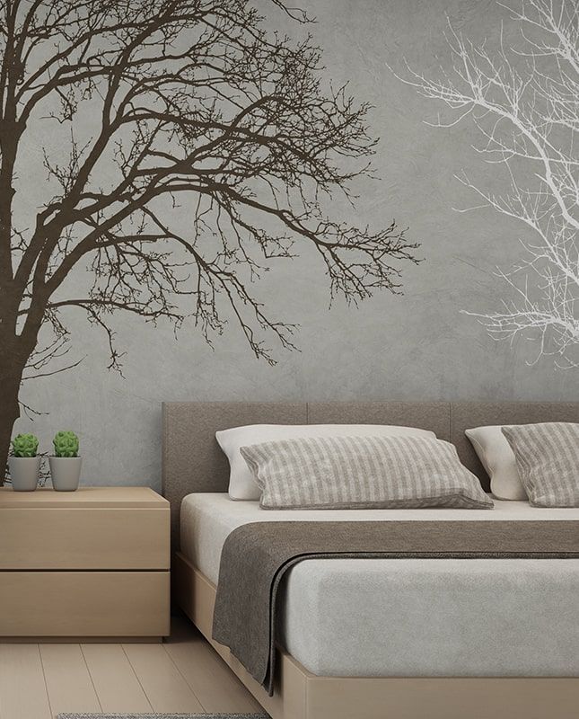 Фреска Графика Инь и Янь.  ag0120